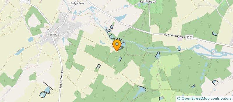 localisation de l'entreprise SCI ORPHA  LE CONTROIS-EN-SOLOGNE