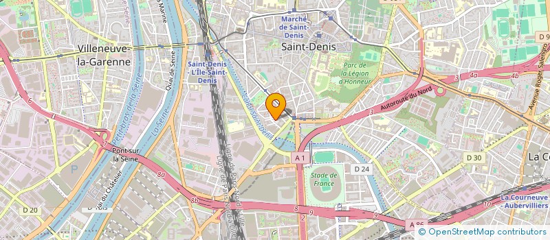localisation de l'entreprise SCI ORPHEE à SAINT-DENIS
