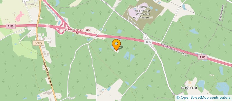 localisation de l'entreprise SCI ORPHEE  PRUNIERS EN SOLOGNE