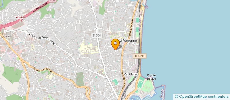 localisation de l'entreprise SCI ORPHNE à ANTIBES