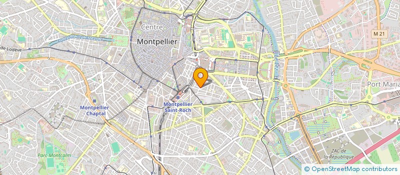 localisation de l'entreprise SCI ORPHY à MONTPELLIER