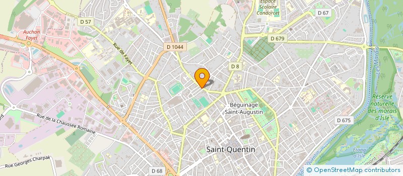 localisation de l'entreprise SCI ORPIM BOHAIN à SAINT QUENTIN