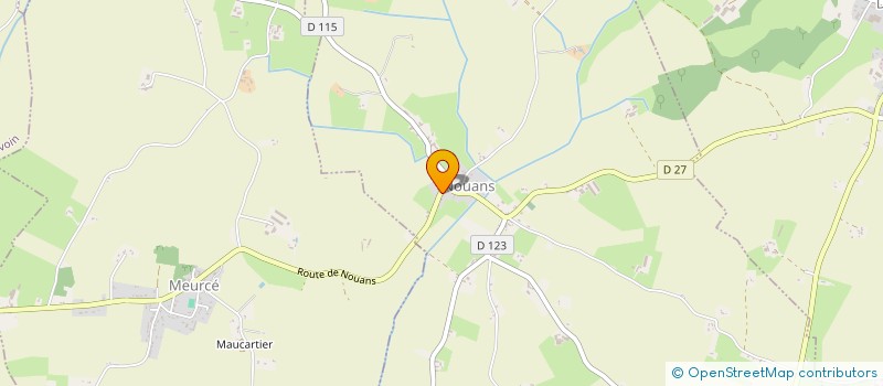 localisation de l'entreprise SCI ORRIERE-AVENIR  NOUANS