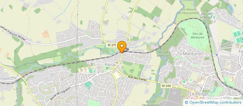 localisation de l'entreprise SCI ORRIOLS  PIBRAC