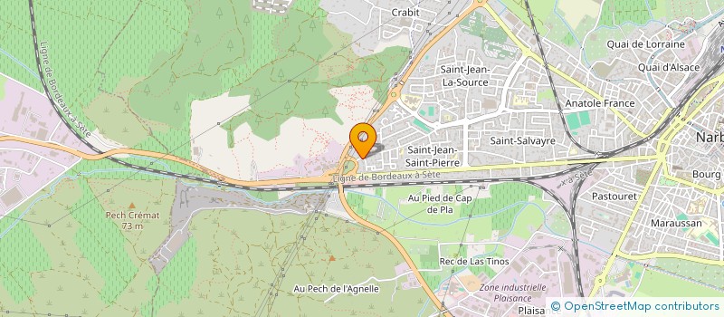 localisation de l'entreprise SCI ORROL  NARBONNE