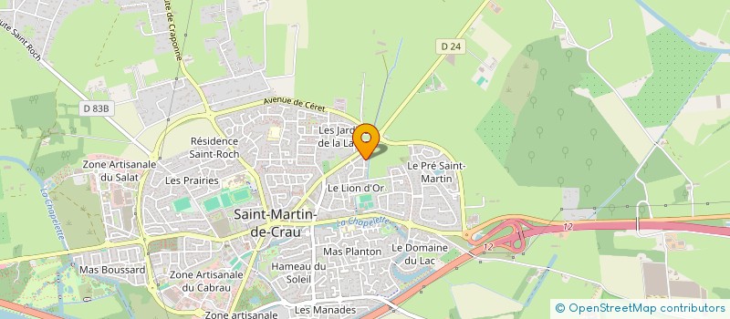 localisation de l'entreprise SCI ORRU à SAINT-MARTIN-DE-CRAU