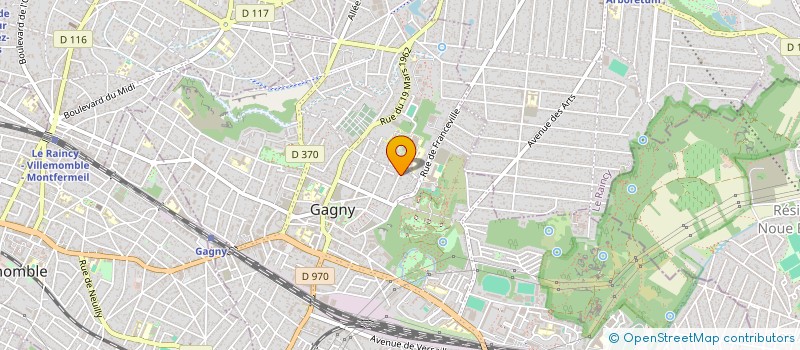 localisation de l'entreprise SCI ORSA à GAGNY