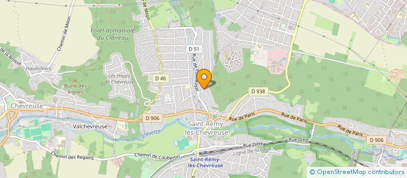 localisation de l'entreprise SCI ORSAY 2000  SAINT-REMY-LES-CHEVREUSE