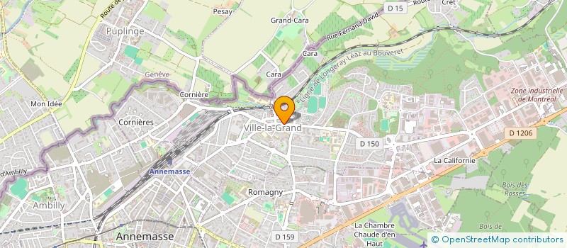 localisation de l'entreprise SCI ORSAY INVEST  VILLE-LA-GRAND