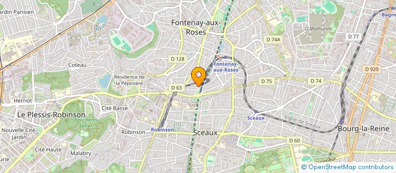 localisation de l'entreprise SCI ORSAY LYCEE  FONTENAY-AUX-ROSES