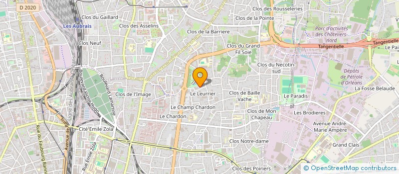 localisation de l'entreprise SCI ORT  ORLEANS
