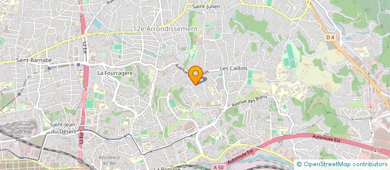 localisation de l'entreprise SCI ORTABEL à MARSEILLE