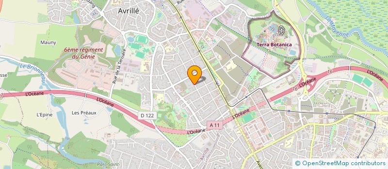 localisation de l'entreprise SCI ORTANSE à AVRILLE