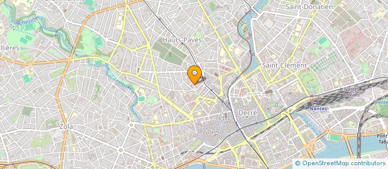 localisation de l'entreprise SCI ORTENSE à NANTES