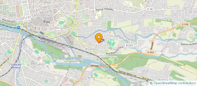 localisation de l'entreprise SCI ORTENZA  BIZANOS