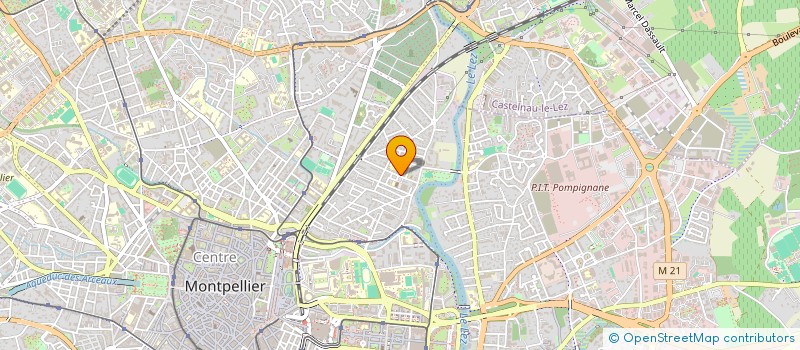 localisation de l'entreprise SCI ORTENZIO à MONTPELLIER