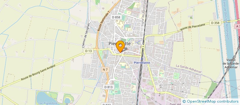 localisation de l'entreprise SCI ORTER  PONT-DE-BARRET