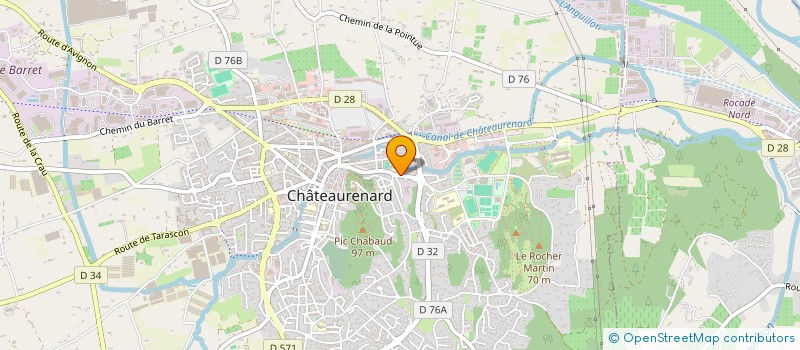 localisation de l'entreprise SCI ORTESTE à CHATEAURENARD