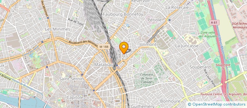 localisation de l'entreprise SCI ORTET PERIOLE  TOULOUSE