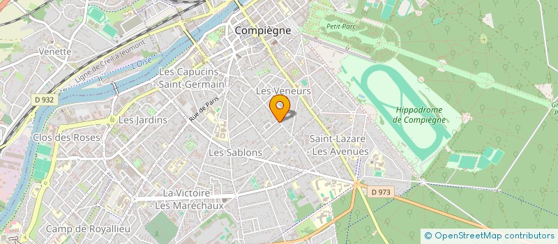 localisation de l'entreprise SCI ORTHAUGUSTE  COMPIEGNE