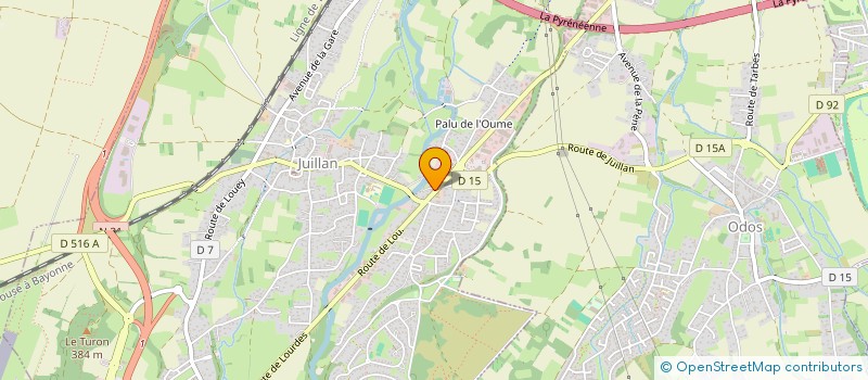 localisation de l'entreprise SCI ORTHIA  JUILLAN