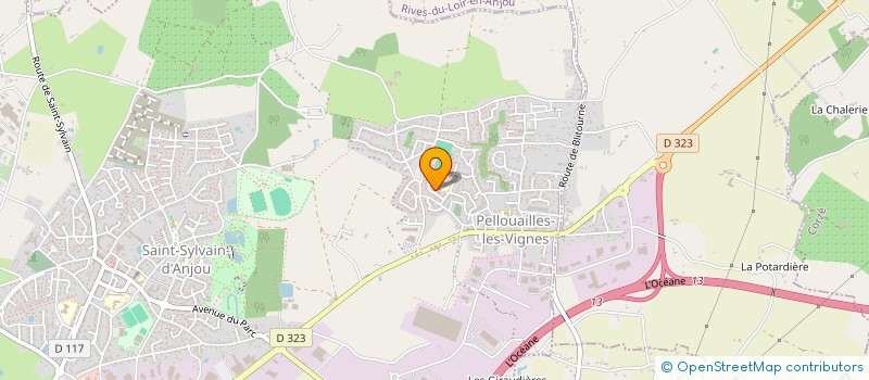 localisation de l'entreprise SCI ORTHIMMO  VERRIERES-EN-ANJOU