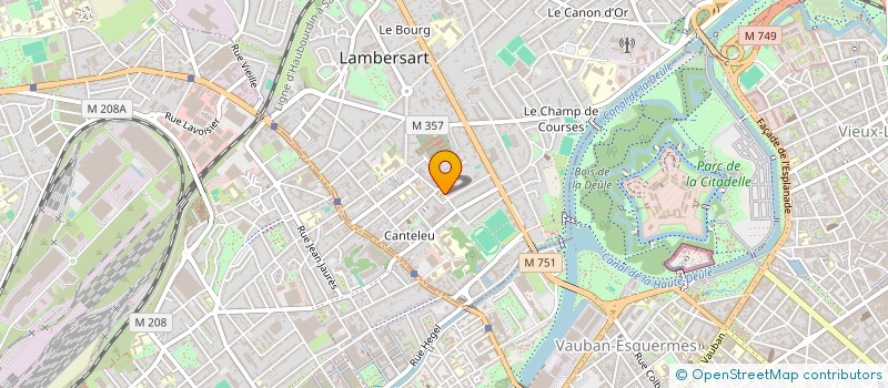 localisation de l'entreprise SCI ORTHO à LAMBERSART