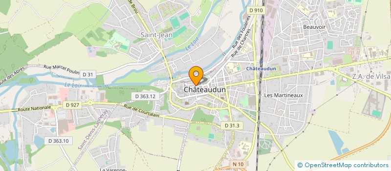 localisation de l'entreprise SCI ORTHO à CHATEAUDUN
