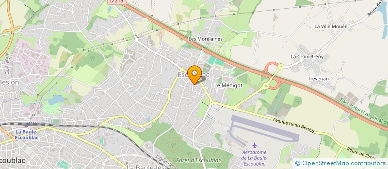 localisation de l'entreprise SCI ORTHO  LA BAULE-ESCOUBLAC