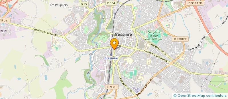 localisation de l'entreprise SCI ORTHO  BRESSUIRE