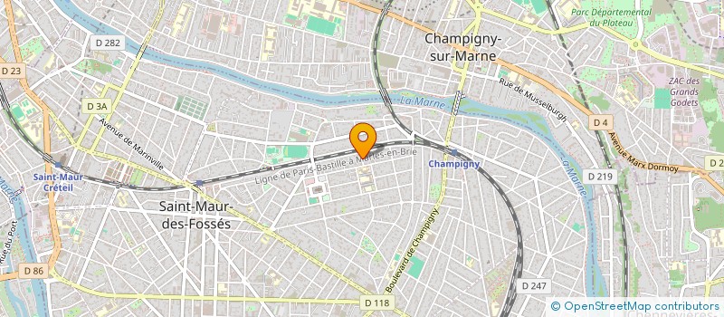 localisation de l'entreprise SCI ORTHO ADARIL à SAINT-MAUR-DES-FOSSES