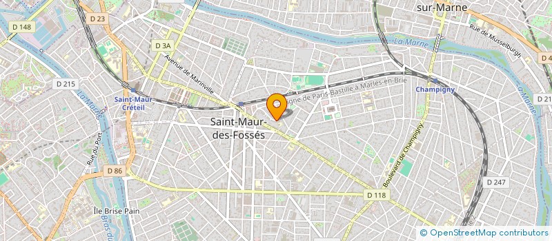 localisation de l'entreprise SCI ORTHO ARTS à SAINT-MAUR-DES-FOSSES