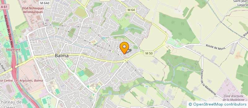 localisation de l'entreprise SCI ORTHO-BALMA  BALMA