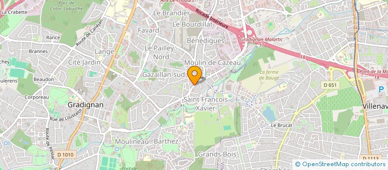 localisation de l'entreprise SCI ORTHO-BUY  GRADIGNAN