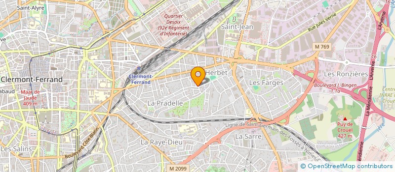 localisation de l'entreprise SCI ORTHO IMMO  CLERMONT-FERRAND