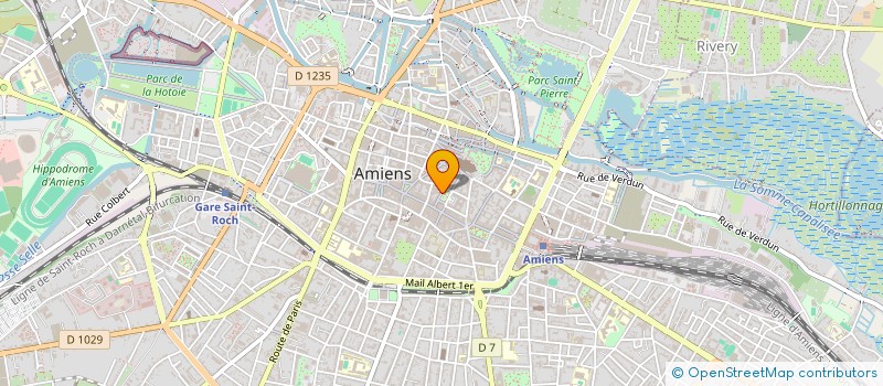 localisation de l'entreprise SCI ORTHO INVEST à AMIENS