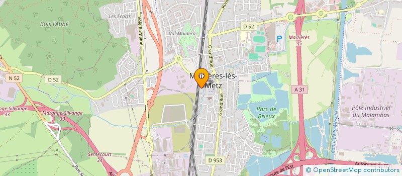 localisation de l'entreprise SCI ORTHO LANGAGE  MAIZIERES-LES-METZ