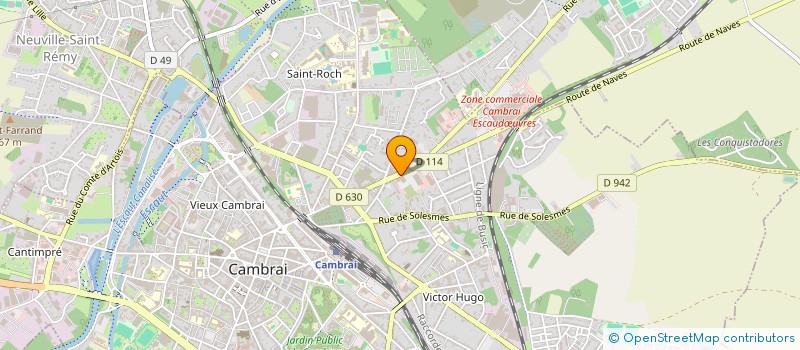 localisation de l'entreprise SCI ORTHO LILLE  CAMBRAI
