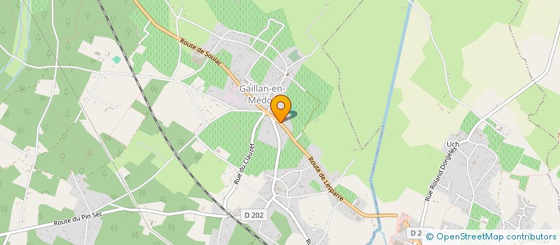 localisation de l'entreprise SCI ORTHO MEDOC  GAILLAN-EN-MEDOC