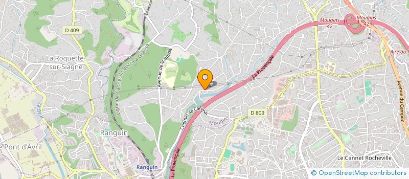 localisation de l'entreprise SCI ORTHO MOUGINS à MOUGINS