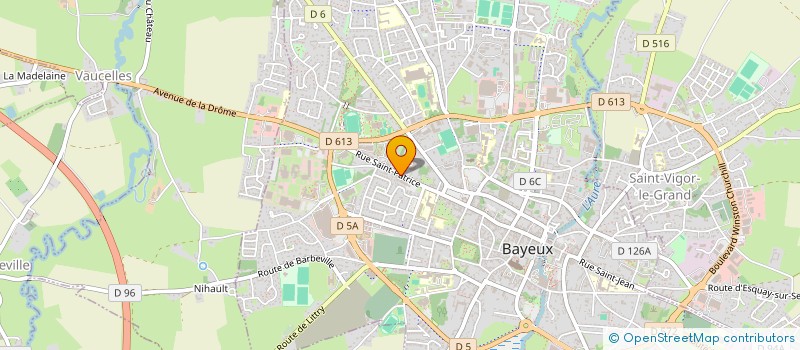 localisation de l'entreprise SCI ORTHO-S  BAYEUX