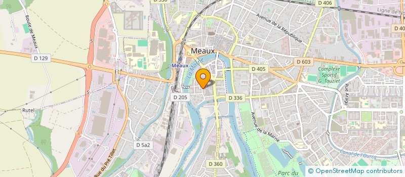 localisation de l'entreprise SCI ORTHO TRIO à MEAUX