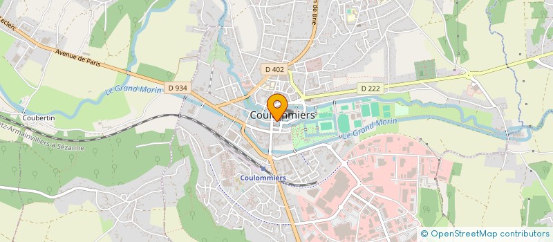 localisation de l'entreprise SCI ORTHOBAY à COULOMMIERS