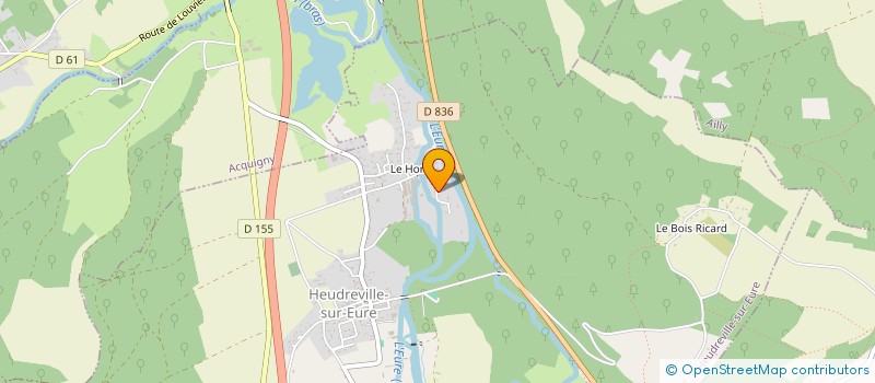 localisation de l'entreprise SCI ORTHOCARE  HEUDREVILLE-SUR-EURE