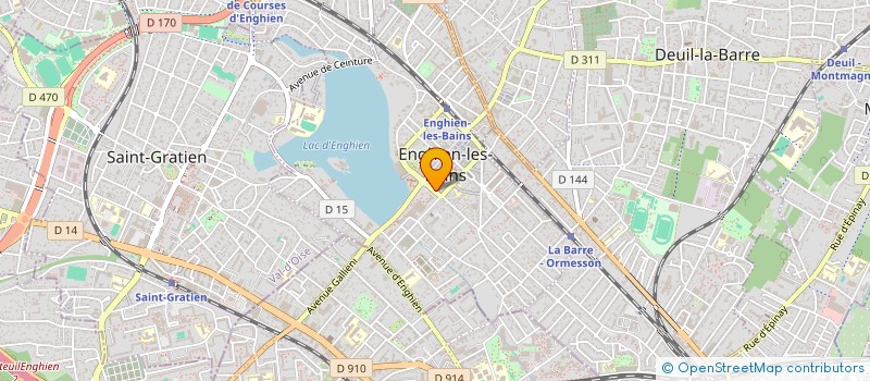 localisation de l'entreprise SCI ORTHODONTIE DU LAC à ENGHIEN-LES-BAINS