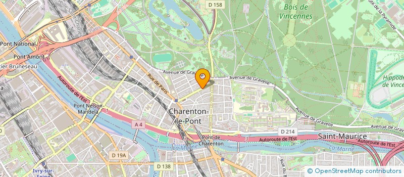 localisation de l'entreprise SCI ORTHODONTIE FELLOUS  CHARENTON-LE-PONT