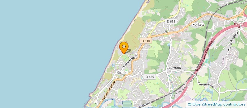 localisation de l'entreprise SCI ORTHODONTIE TARBES à BIDART