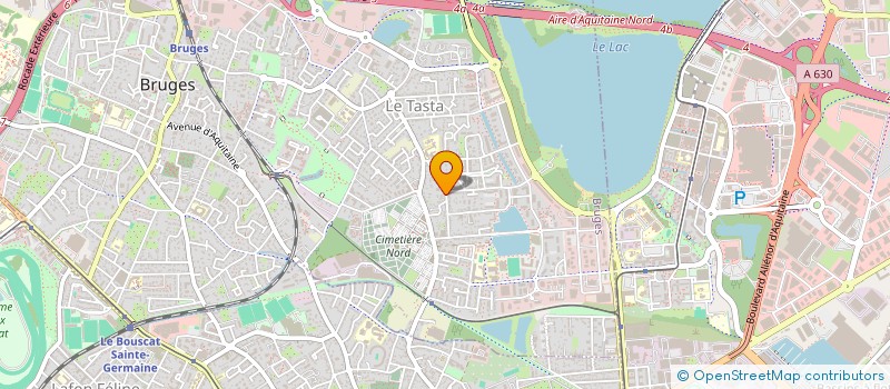 localisation de l'entreprise SCI ORTHOFARD  BRUGES