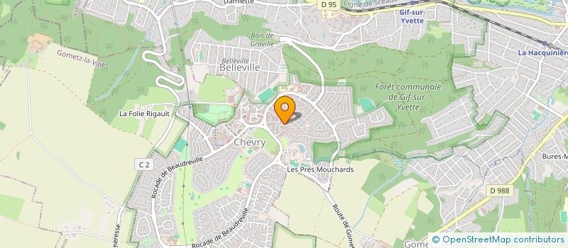 localisation de l'entreprise SCI ORTHOK  GIF-SUR-YVETTE