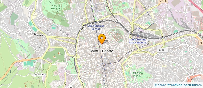 localisation de l'entreprise SCI ORTHOLIVE  SAINT-ETIENNE